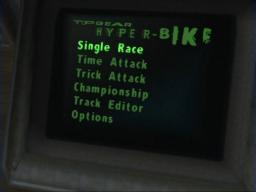 Top Gear Hyper Bike Title Screen